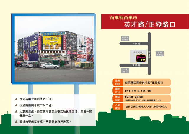 苗栗 英才路 正發路口 苗栗英才觀光夜市