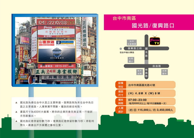 台中市南區 國光路/復興路口